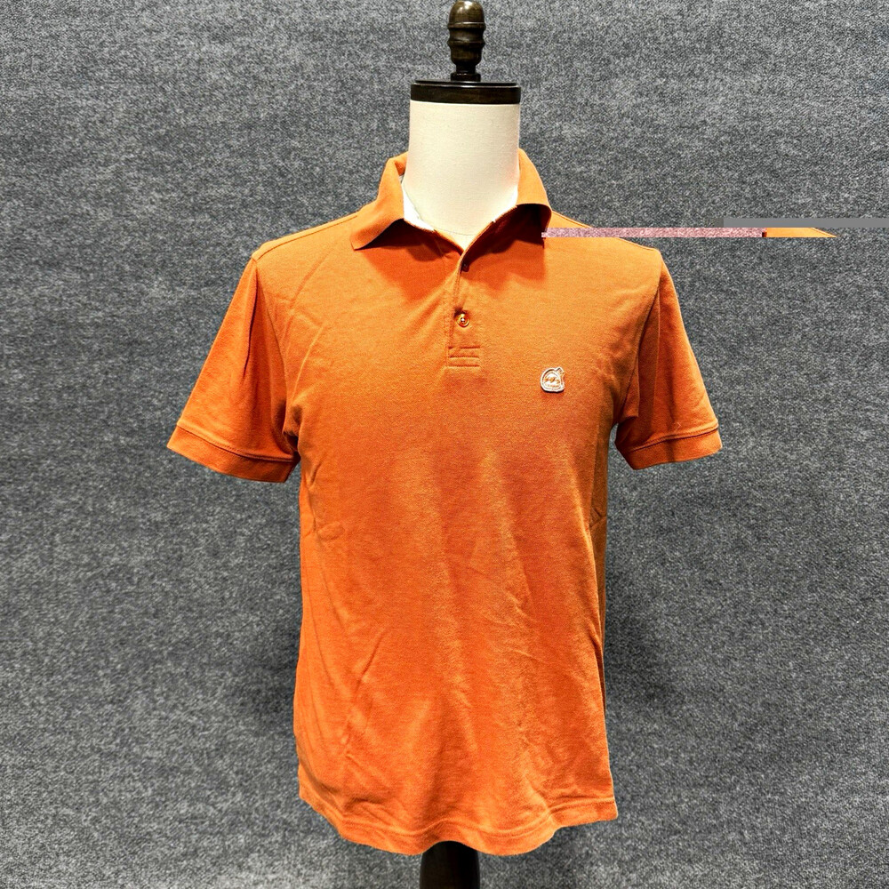 Billabong Men’s Small Orange Slim Fit Polo Shirt Short Sleeve Embroidered Logo
